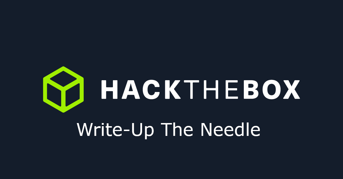 Write-Up the Needle HTB